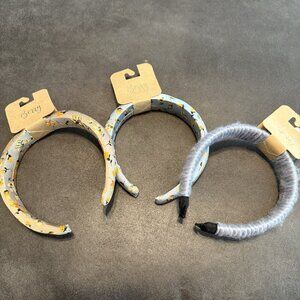 Berry Women's Lot of 3 Headband Multicolor Floral Stylish Padded One Size NWT